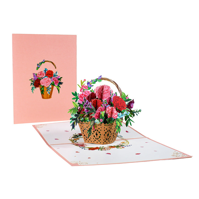 3D Flower Bouquet Card