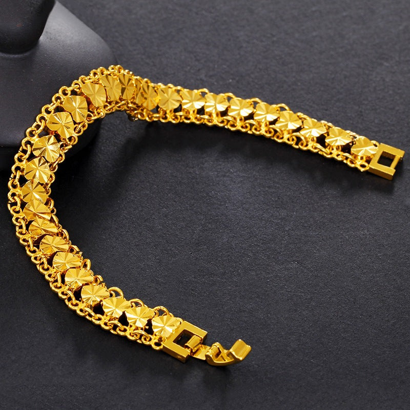 Gold multicore bracelet