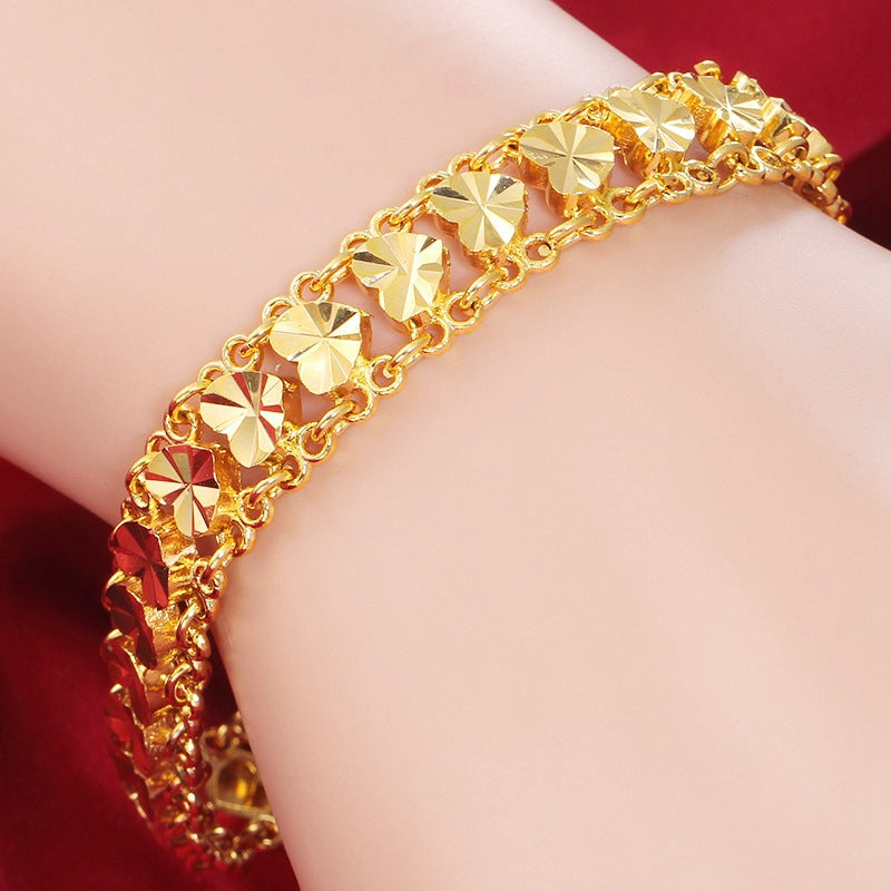 Gold multicore bracelet