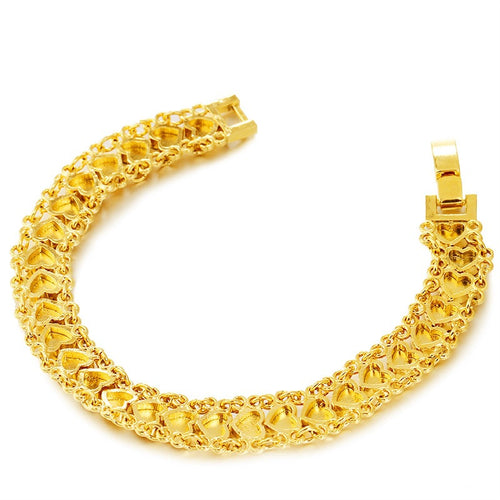Gold multicore bracelet