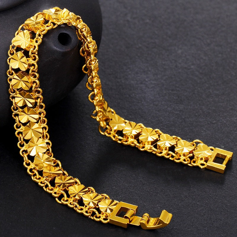 Gold multicore bracelet