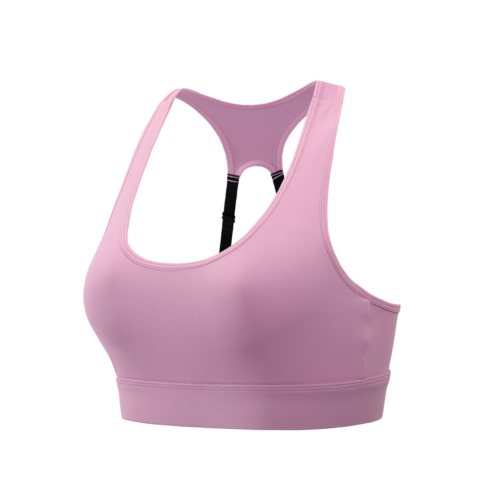 Yoga Sports Bra Adjustable Beauty Back in pink color for comfort and support during workouts.